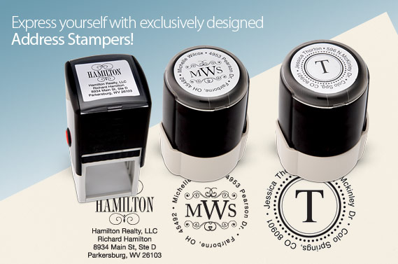 personalized address stampers