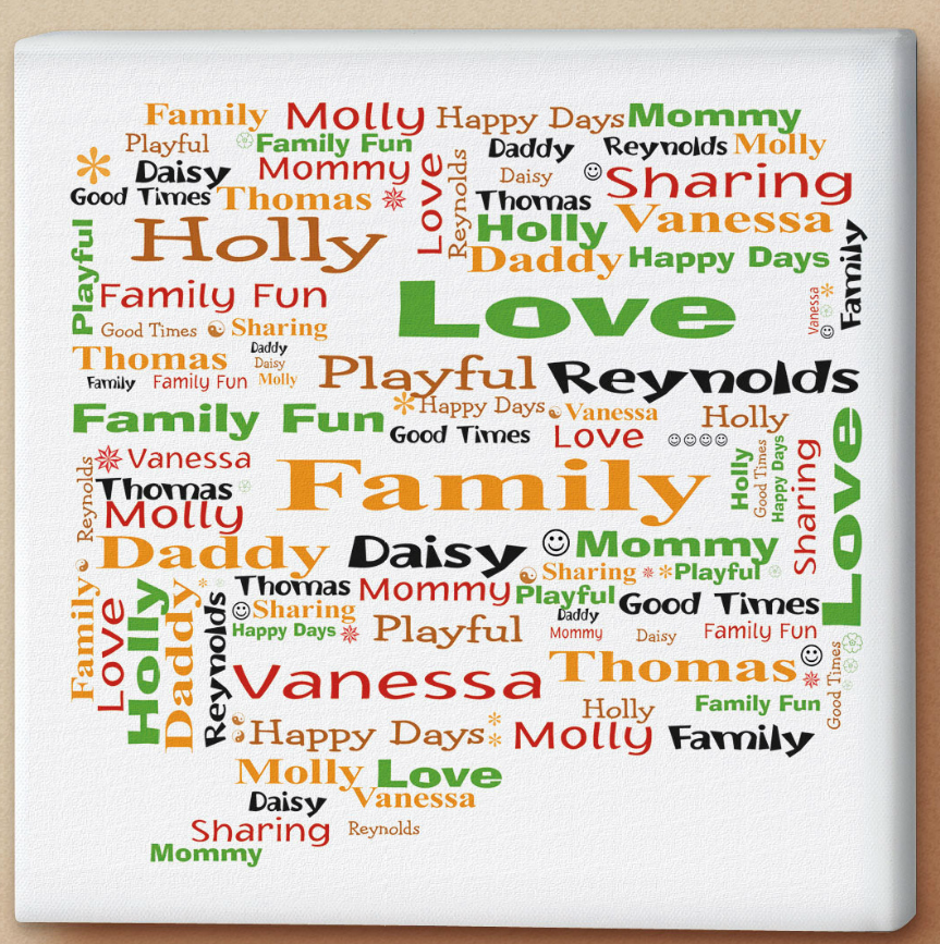 personalized word art 