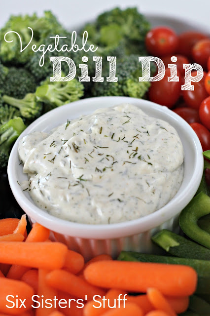 Simple Summer Chip & Dip Recipes: Veggie Dill Dip