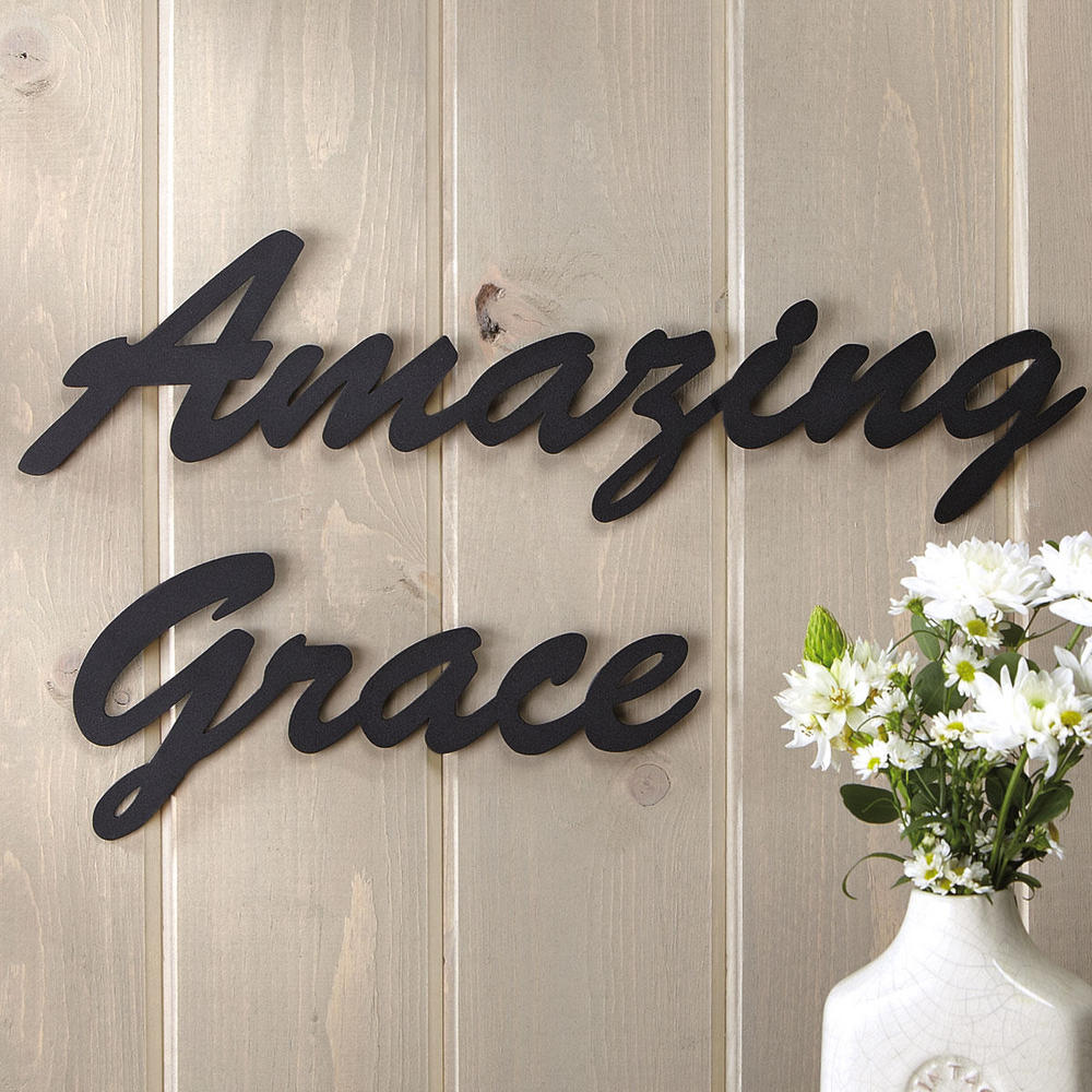 Amazing Grace Plaque