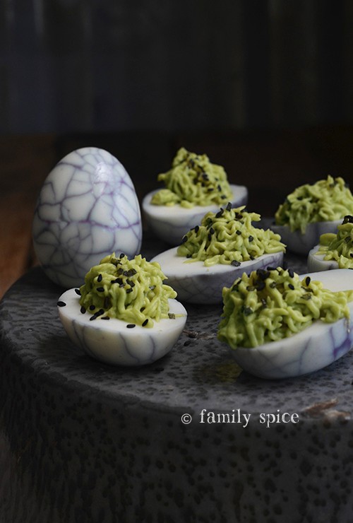 avocado-wasabi-deviled-eggs