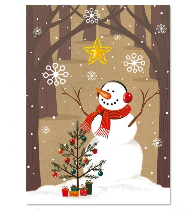 snowman-card