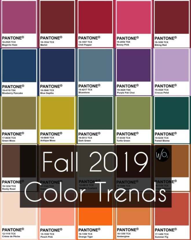 Top Trending Colors for Fall 2019 | Current Blog