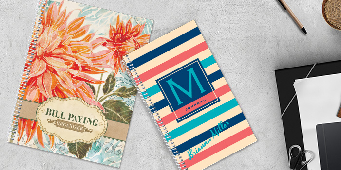 Floral Daydream Organizer Book 
 and Brilliant Bands Journal